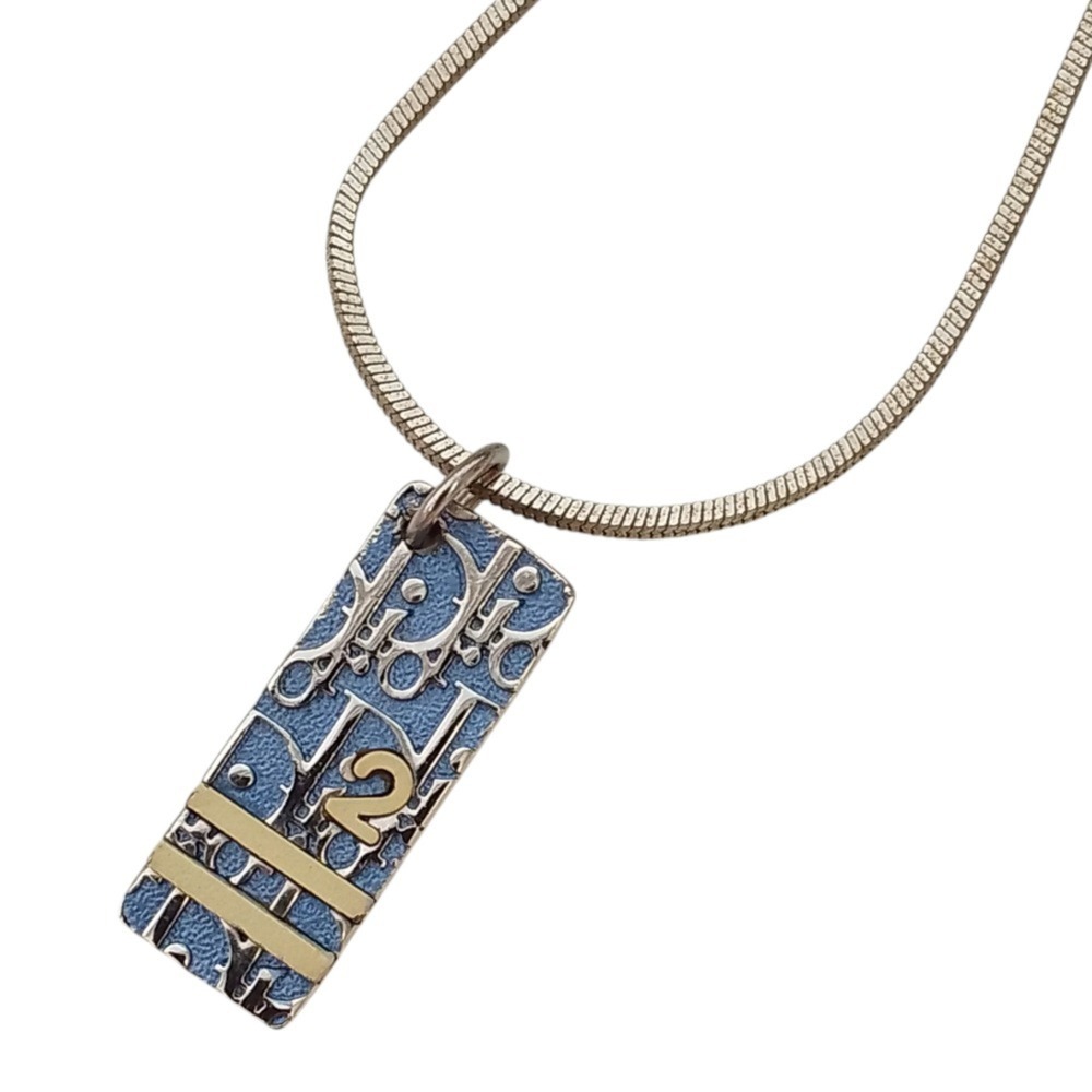 DIOR Vintage Silver Trotter Necklace